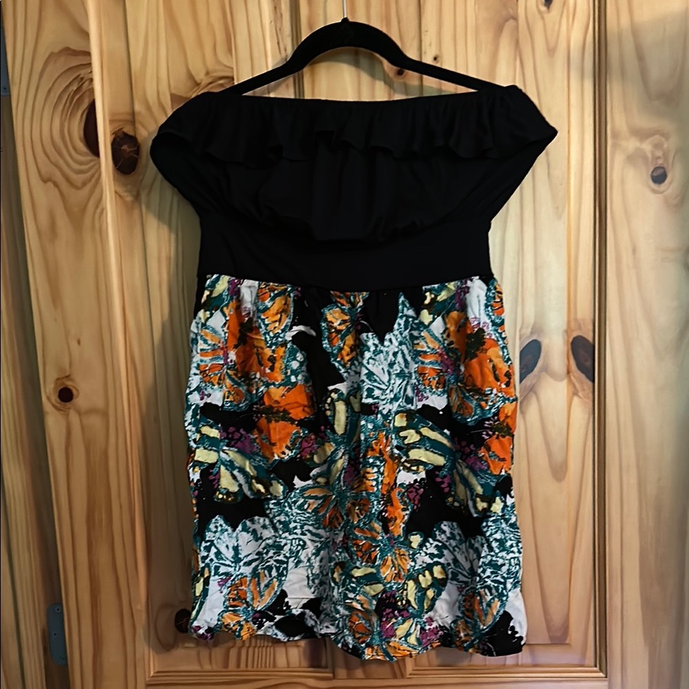 Derek Heart Kids Casual Dress - Black and Multicolor